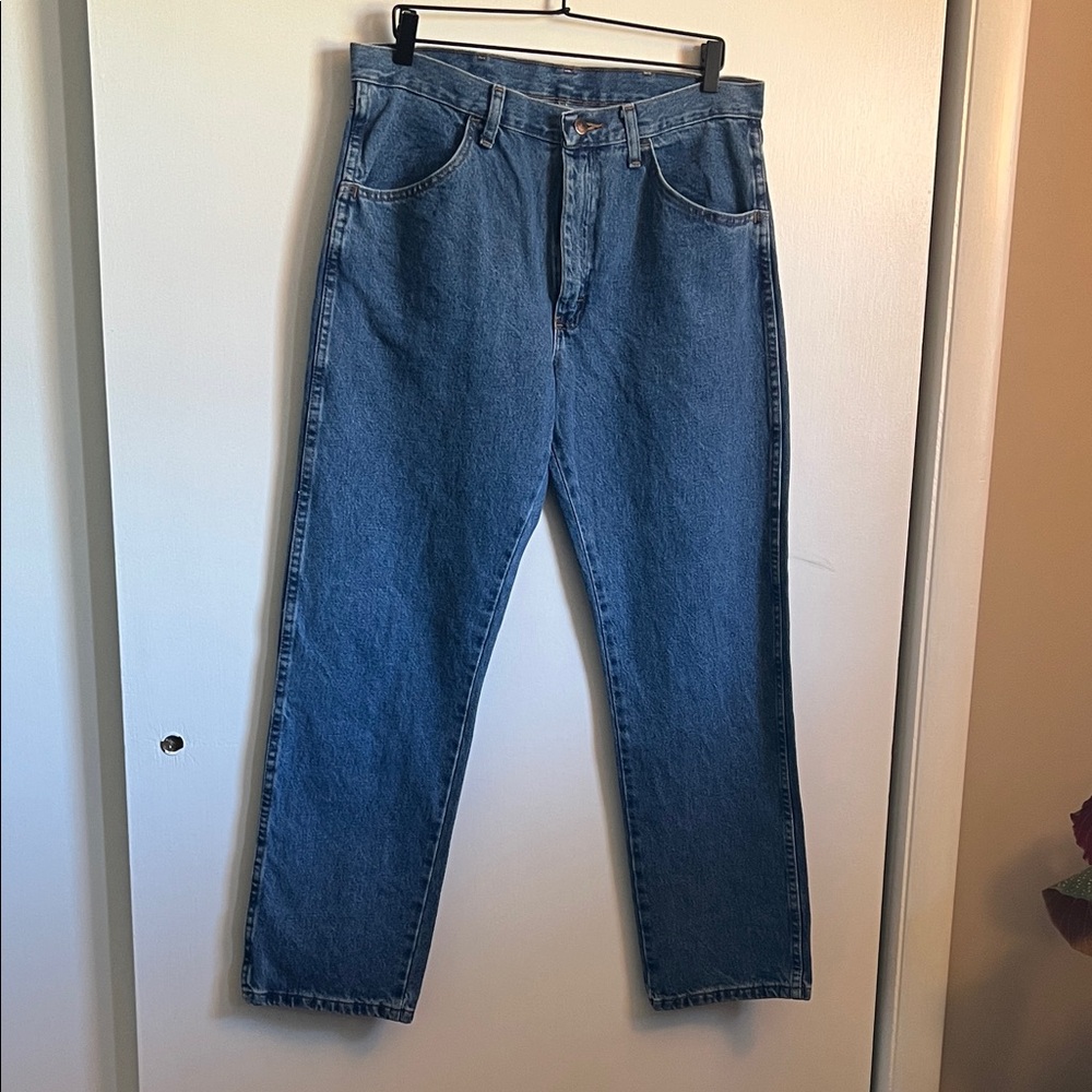 Rustler Men's Classic Denim Straight Jeans